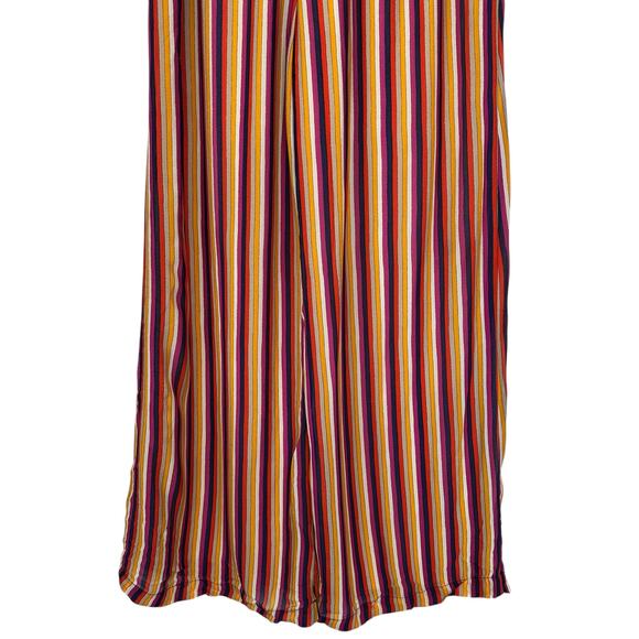 Trina Turk Wide Leg Pants Multicolor Rainbow Pull On Palazzo Size XS - Picture 10 of 13